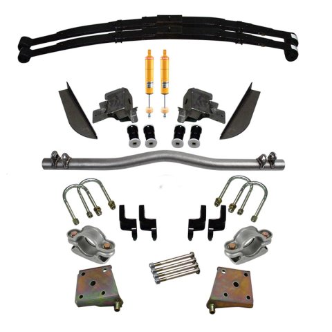 Detroit Speed Mini-Tub Leaf Spring Kits 041235DS Suspension Package, Rear, Springs, 2 in. Drop, Pontiac, Kit