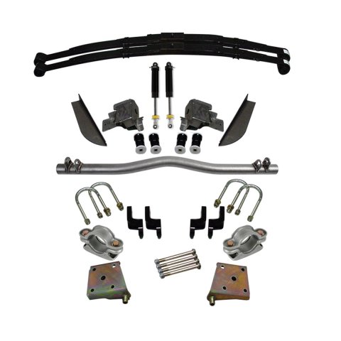 Detroit Speed Mini-Tub Leaf Spring Kits 041234DS Suspension Package, Rear, Springs, 3 in. Drop, Chevrolet, Kit