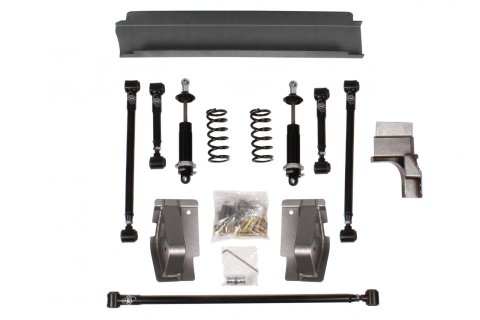 Detroit Speed QUADRALink Rear Suspension Kits 041706DS Four Link Kit, Base Non-Adjustable Coilovers, 1968-74 Nova, Chevy II, No Axle Brackets, Kit