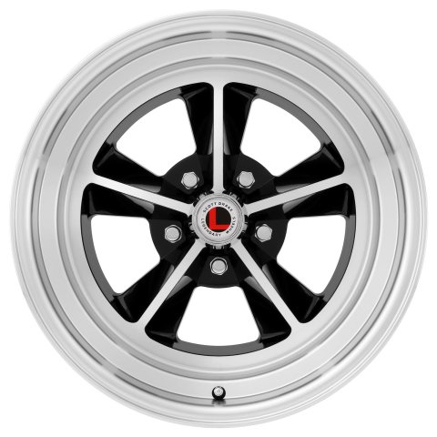 Legendary Wheels GT9 Black Machined 17x8 Wheels, Machined, 17 in. x 8.00 in., Aluminum, Machined, 5 x 114.3mm Bolt Circle, 4.25 in. Backspacing, Each