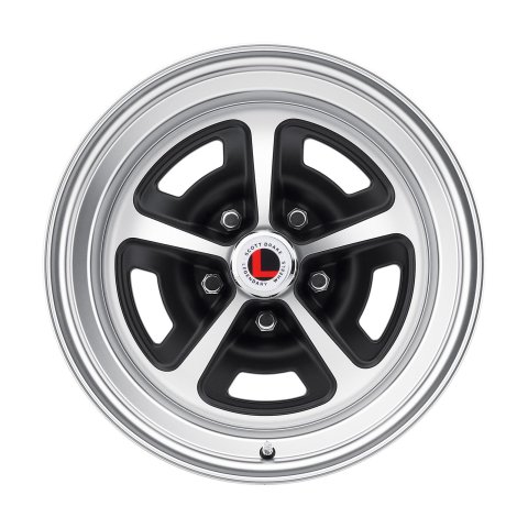 Legendary Wheels Magnum 500 Satin Black Machined 16x8 Wheels, Machined, 16 in. x 8.00 in., Aluminum, Machined, 5 x 114.3mm Bolt Circle, 4.50 in. Backspacing, Each