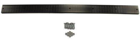 Warn Plow Blade Wear Bars 67862 Bar, UHMW Plastic, Black, 0.750 in. Thick, 60.00 in. Width, Each
