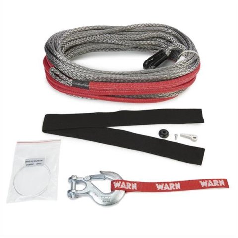 Warn Spydura Synthetic Winch Ropes 96040 Cable, Spydura, Rope, 16,500 lbs., 100 ft. Length, Zeon 12, Zeon 12-S, Each