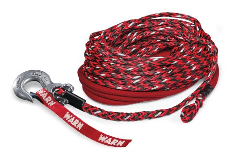 Warn Spydura Nightline Synthetic Rope Extensions 102558 Winch Cable and Extensions, Extensions, 12,000 lbs. Capacity, 3/8 in. Diameter, 100.00 ft. Length, Each