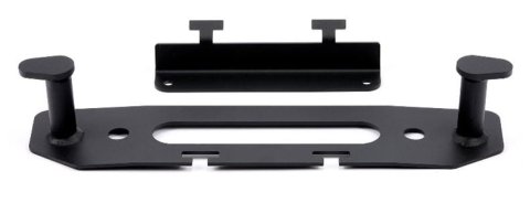 Warn Hook Stays for 2020-2021 GLADIATOR, 2018-2021 WRANGLER - 102222 Stay, Anchor, Steel, Black Powdercoated, Jeep, JL, Each