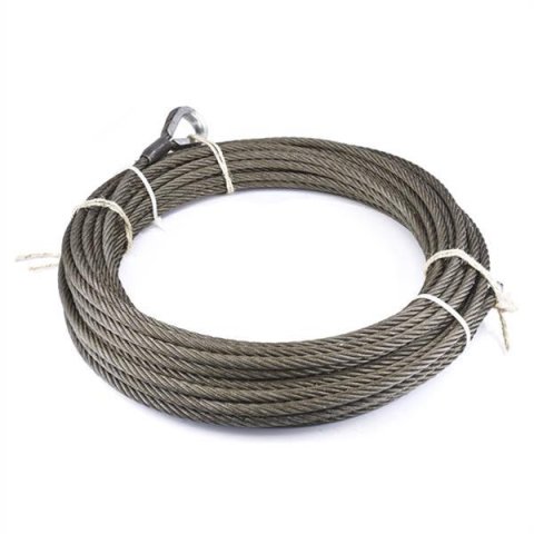 Warn Wire Ropes 77453 Winch Cable, Replacement, Steel, 5/8 in. Diameter, 140 ft. Length, Series 30XL, Each