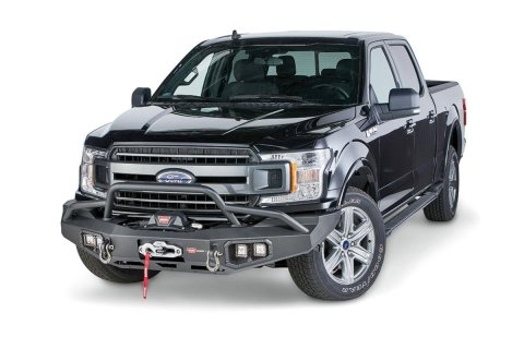 Warn Ascent Bumpers 100916 Bumper, Ascent, Rear, Fabricated, Steel, Black Textured, Ford, Each