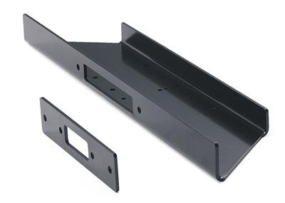 Warn Flatbed Winch Mounting Plates 63885 Mount, Plate, Steel, Black, Trailer, Kit