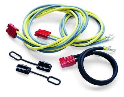 Warn 50 Amp Quick-Connect Wiring Kits 70918 Winch Kit, Front, Quick-Connect, amp, 6-gauge, Gray/Yellow, Kit