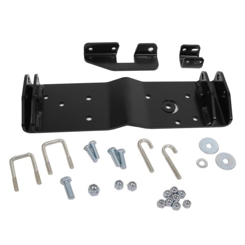 Warn Center Plow Mounting Kits 37843 Kit, Center, Steel, Black Powdercoated, Polaris, Kit