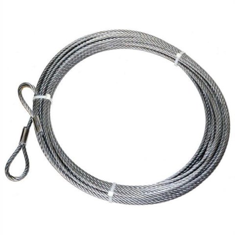 Warn Wire Rope Extensions 25431 Winch Cable Extension, Galvanized Steel, 3/8 in. Diameter, 75 ft., Each