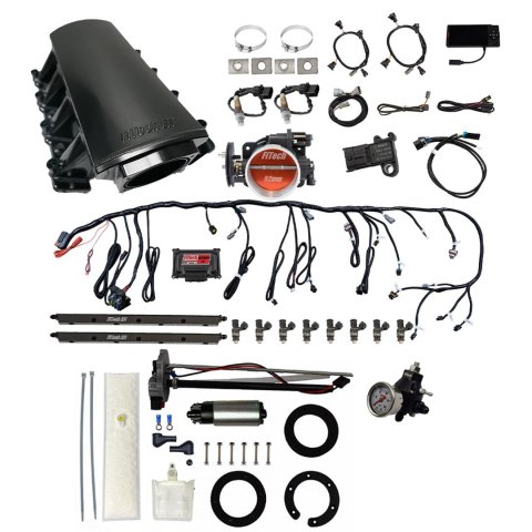 FiTech Ultimate LS 500 HP EFI Short LS7 Port Intake Fuel Injection Master Kits 76416 System With Kit