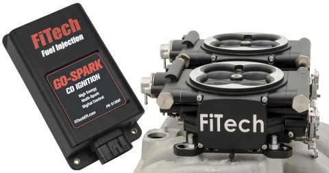 FiTech Go EFI 2x4 625 HP Fuel Injection Systems 93062 System, System, Matte Black Finish, CDI Box, Kit