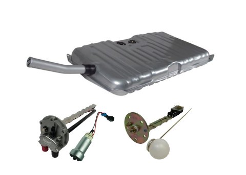 FiTech Go EFI Fuel Tank Kits for 1971-1972 EL CAMINO, SPRINT - 58145 Tanks, 440 LPH Kit, Chevy El Camino Notched