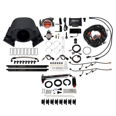 FiTech Ultimate Rebel LS 500 HP EFI Fuel Injection Systems 79689 System, Rebel, HP, Cathedral Port, 92mm, In-Tank Pump, LS3 Coils, 36 Lb., EV1, With Transmission Controller, Kit