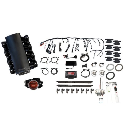 FiTech Ultimate LS 750 HP EFI Short Cathedral Intake Fuel Injection Master Kits 78804 System With Kit
