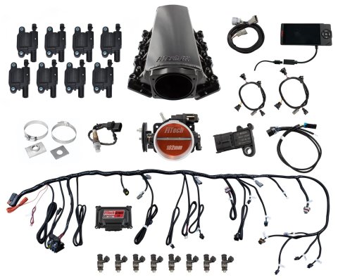 FiTech Ultimate LS EFI 750 HP Fuel Injection Systems 79004 Injection, LS, Kit LS1/LS2/LS6 -750HP w/ Trans Control, w/ led coil pack set