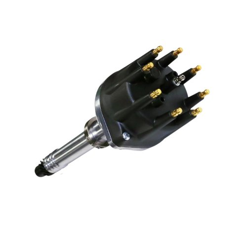 FiTech Go-Spark Distributors 99015 Distributors, Go-Spark, 2-Wire, Magnetic Pickup, Vacuum, Mechanical Advance, Black Cap, Aluminum Housing, Chevy, Big/Small Block, Each