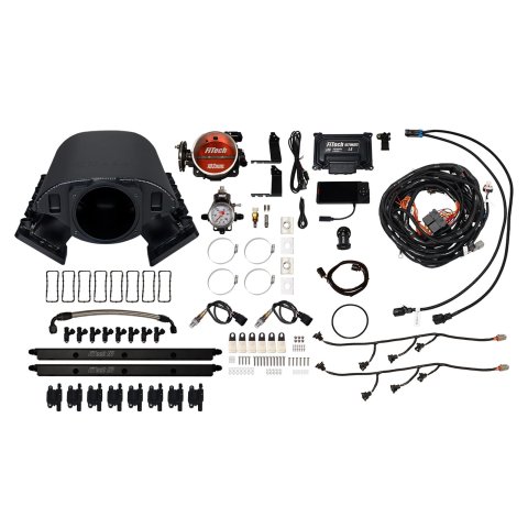 FiTech Ultimate Rebel LS 750 HP EFI Fuel Injection Systems 79090 System, Rebel, HP, Cathedral Port, 102mm, No Pump, LS3 Coils, 55 Lb., EV1, Without Transmission Controller, Kit