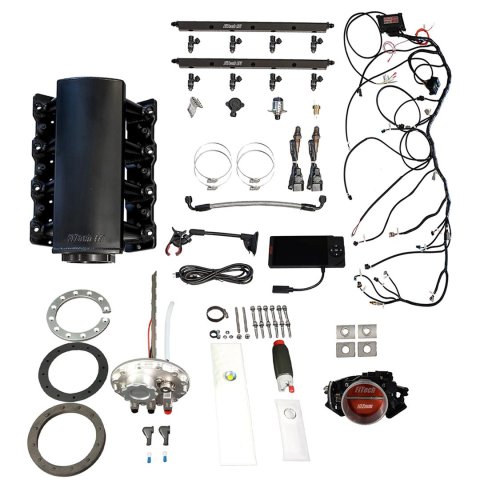 FiTech Ultimate LS 750 HP EFI Short Cathedral Intake Fuel Injection Master Kits 76303 System With Kit