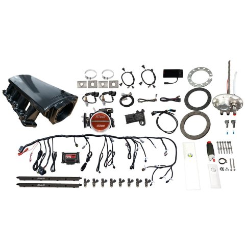 FiTech Ultimate LS 750 HP EFI Short LS3 Port Intake Fuel Injection Master Kits 76314 System With Kit
