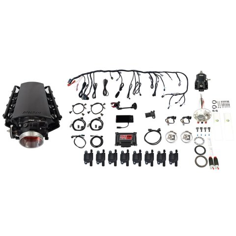 FiTech Ultimate LS 1,000 HP EFI Short LS3 Port Intake Fuel Injection Master Kits 78934 1000 System With Kit