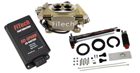 FiTech Easy Street 600 HP EFI System/Go-Spark Fuel Injection Master Kits 93605 System, HP, Classic Gold, In Tank Retrofit Kit, CDI Box, Kit