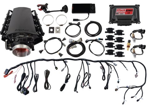 FiTech Ultimate LS EFI 500 HP Fuel Injection Systems 78002 Injection, LS, Kit LS1/LS2/LS6 - 500HP w/ Trans Control, w/ coil pack set