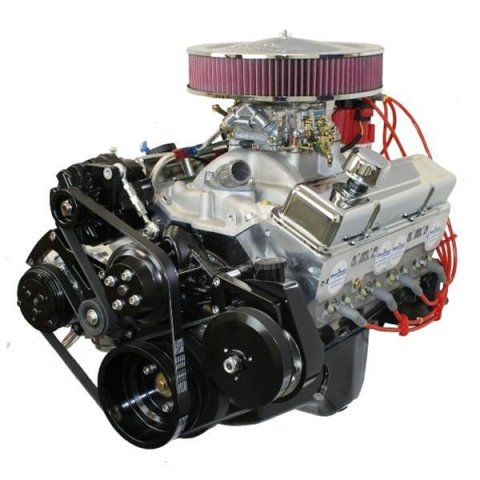 BluePrint Engines GM 350 C.I.D. 390 HP Fully Dressed Long Block Crate BP3505CTCK Engine, Longblock, C.I. Drop In, HP, 410 TQ, New Block, Aluminum Heads, Chevy, Small Block, Each