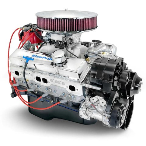 BluePrint Engines GM 350 C.I.D. 390 HP Dressed Long Block Crate with Fuel Injection BP3505CTFK Engine, Longblock, C.I. Drop In, Injection, HP, 410 TQ, New Block, Aluminum Heads, Chevy, Small Block, Each