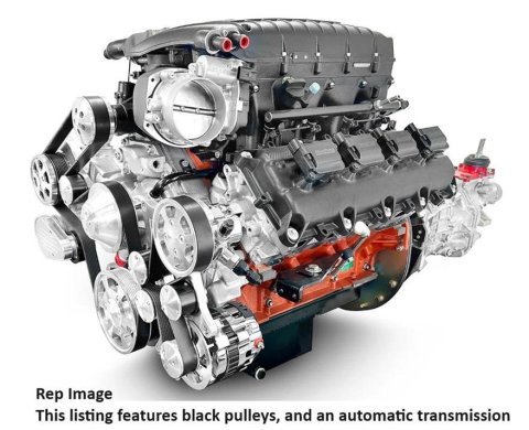BluePrint Builder Series 426/872HP Supercharged Crate Engine and 4L80E Trans Combos B426SCTK4L8 426 c.i. Standard Edition Series, Supercharged, Automatic Transmission /w Polished Pulley Kit. Incl. 30 month/50,000 warranty & Dyno