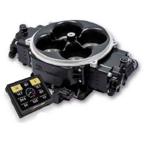 BluePrint Engines Fuel Injection Systems BPP550842 HOLLEY SUPER SNIPER 4500 EFI, SELF TUNING, POWER ADDER, BLACK FINISH