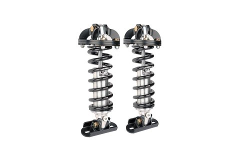Aldan American Track Comp Coilover Kits for 1962-1967 CHEVY II - 300333 Kits, Road Comp, Front, 0.0 2.0 in. Lowered, Twin-tube Shocks, Black Powdercoated Springs, 550 lbs./in. Rate, Chevrolet, Kit