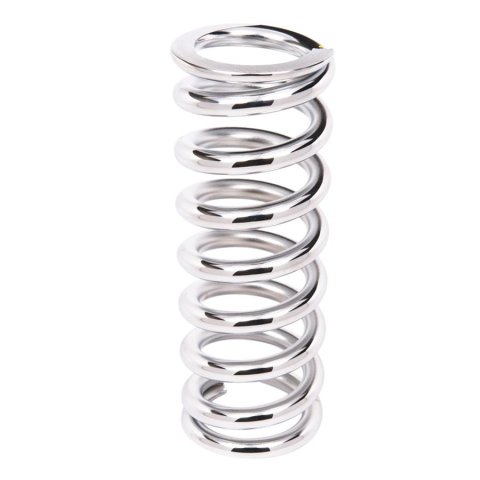 Aldan American 10 Inch Coil Spring 10-300CH Coilover Spring, 300 lbs./in., 10.00 in. Length, 2.500 in. I.D., Polish Chrome Plated, Steel, Each