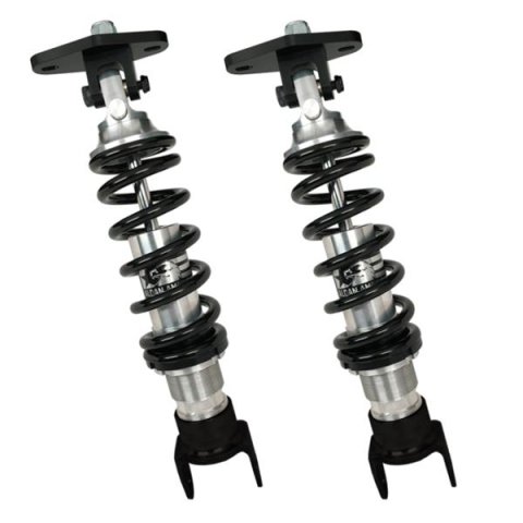 Aldan American Road Comp Coilover Kits for 2005-2013 CORVETTE - C6SBR2 Kit, Rear, Twin-Tube, Aluminum, Silver Anodized, 550 lbs./in., Chevrolet, Pair