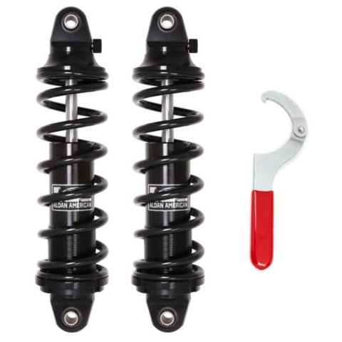 Aldan American Regulator Series Coilover Kits PR657350B Kit, Front, Rear, Twin-Tube, Aluminum, Black Anodized, 350 lbs./in., Kit