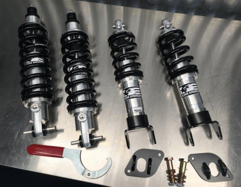 Aldan American Road Comp Coilover Kits for 1997-2004 CORVETTE - C5SB4 Kit, Front and Rear, Single Adjustable, 500 lbs./550 lbs. Springs, Chevy, Kit