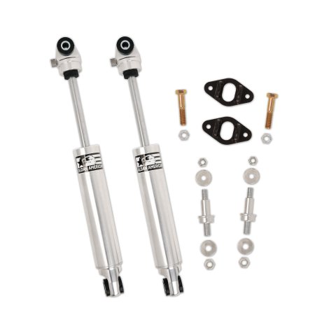 Aldan American TrueLine Shocks for 1967-1969 CAMARO, FIREBIRD - 100104 and Struts, TrueLine, Twin-tube, Gas-charged, Use with Multi-leaf Springs Only, Rear, Chevrolet, Pontiac, Pair