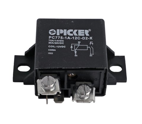 75 amps Dedenbear High-Power Relay BAR Relay, Amp, 4-Terminal, Bosch, Built-in Mounting Brackets, Each