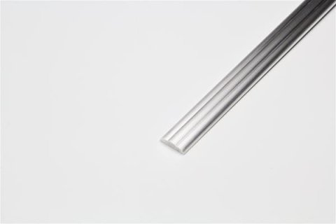 Clayton Machine Aluminum Trim TRIM-01-6 Body Molding, Trim, Ribbed, Aluminum, Natural, 6 ft. Length, Each