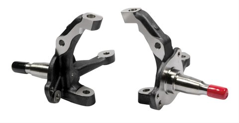 Heidts Stock Steel Spindles for 1974-1978 MUSTANG II - MP-028 Spindles, Ride Height, Steel, Natural, Ford, Pair