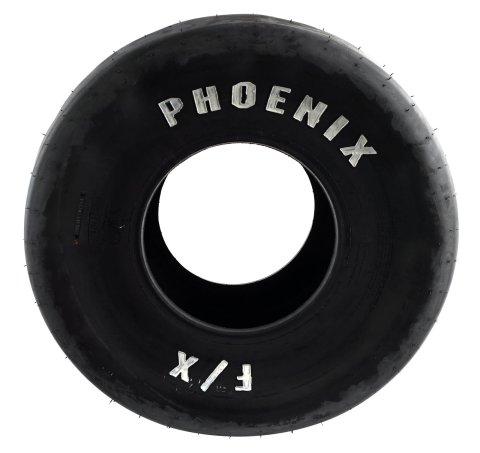 Phoenix Drag F/X Slicks 32x13.60-15 Tire, Slick, 32 x 13.60-15, Radial, F-9 Compound, Solid White Letter, Each