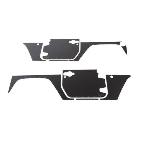 Smittybilt Mag Armor S/B76992 Magnetic Body Protectors, Armor, PVC, Matte Black, Jeep, Wrangler JK, 2 Door, Kit