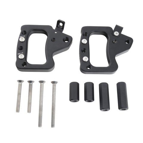 Smittybilt Grab Handles S/B76931 Handles, Aluminum Black Powdercoated, Front, Jeep, Pair