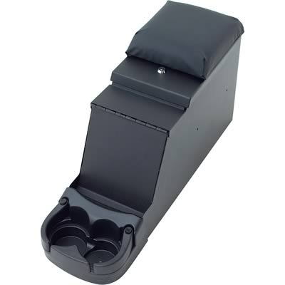 Smittybilt Security Stereo Floor Consoles S/B31815 Console, Floor, Steel, Black, Denim Black Pad, Jeep, Each