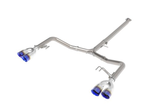 AFE Power Exhaust Systems 49-37043-L Takeda 3 IN to 2-1/2 IN 304 Stainless Steel Axle-Back w/ Blue Flame Tip Kia K5 GT 21-24 L4-2.5L (t)