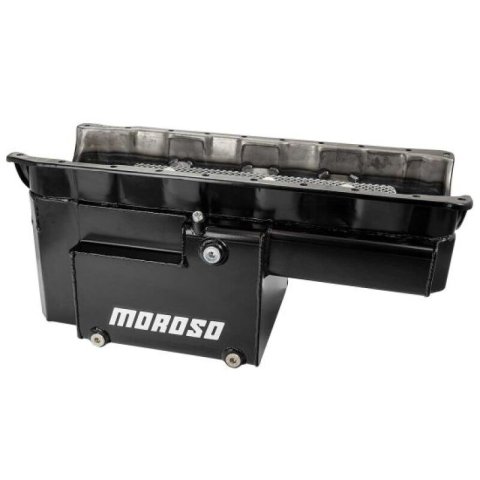 Moroso Oil Pans 20040 Pan, BBC Gen 5 & 6, Marine, 10" Deep, Steel