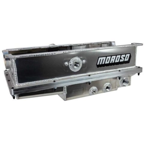 Moroso Oil Pans 20396 Pan, SBF 351W, 2 Piece, Wet Sump, -16AN