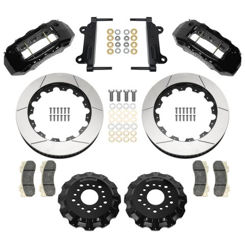 Wilwood 63-70 Chevy C10 TX6R Front Kit 16in Rotors - Black