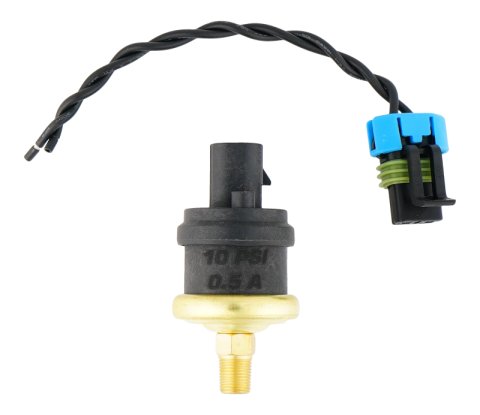 DeatschWerks 10psi 1/8th NPT Adjustable (8-12PSI) Hobbs Switch with Pigtail (0.5A)
